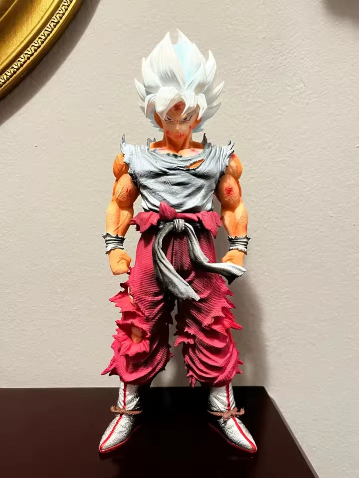 Goku Perfected Ultra Instinct Form Dragon Ball Z Anime Figure PVC 11" [No Box]