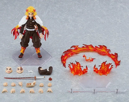 Kyojuro Rengoku Demon Slayer Adjustable Action Anime Figure PVC 5.5" [Boxed]