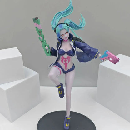 Rebecca The Destroyer Cyberpunk Edgerunners Popular Anime Figure PVC 9" [Boxed]