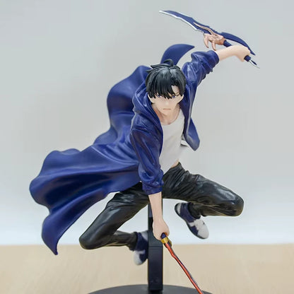 Sung Jin-woo Dual Wield Solo Leveling Collectible Anime Figure PVC 7" [Boxed]
