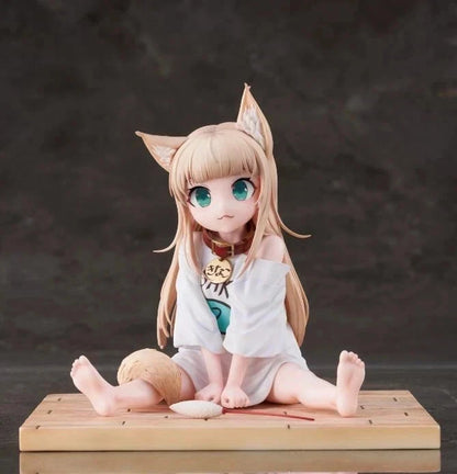 Kinako My Cat Is a Kawaii Girl Anime Cute Desktop Figurine PVC 4" [No Box]