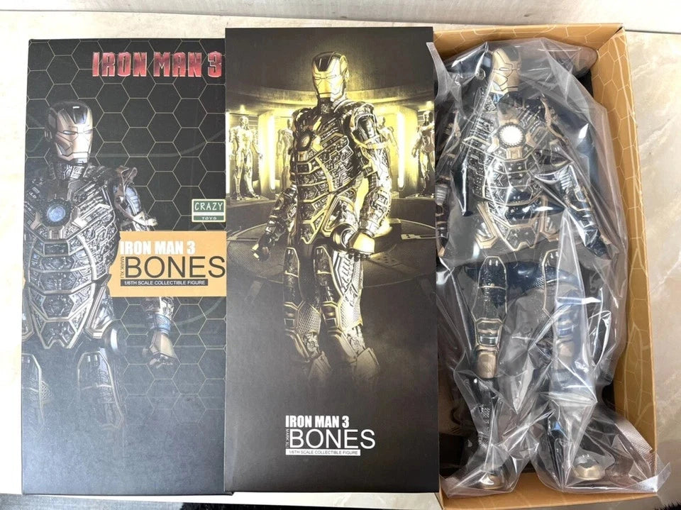 Iron Man Mark 41 Bones Marvel NEW Adjustable Action Figure Model PVC 6" [Boxed]