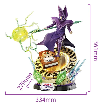 Dark Magician Yu-Gi-Oh! Anime Action Figure PVC 14" [No Box : Lego Compatible ]