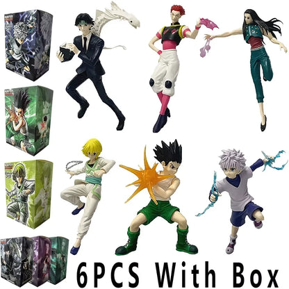 Hisoka, Chrollo, Gon, Killua, Illumi Hunter x Hunter Collectible Anime Figure Model PVC 6 - 9" [Boxed]