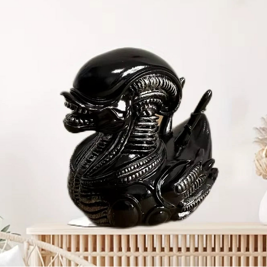 Alien Duck Xenomorph Parody Funny Desktop Statue Figurine Resin 2.7 in [Boxed]