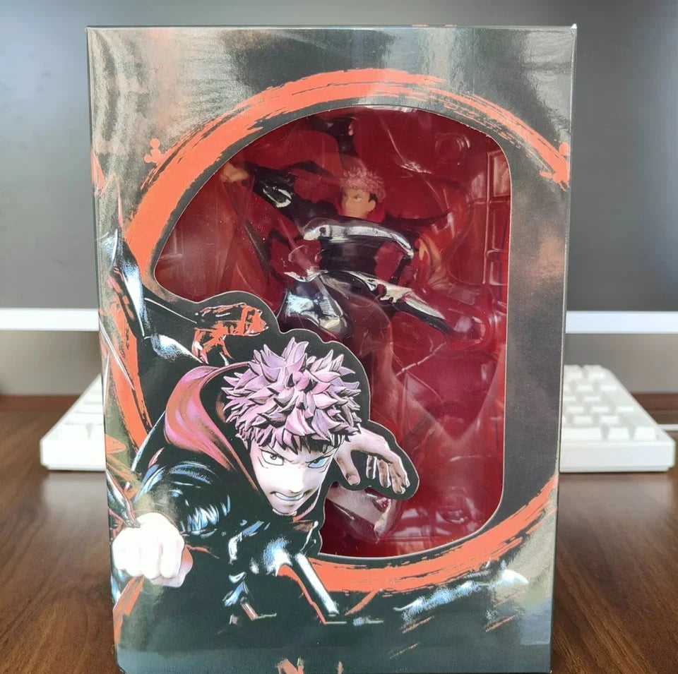 Yuji Itadori Piercing Blood Jujutsu Kaisen Anime Figure Model Statue PVC 7" [Boxed]