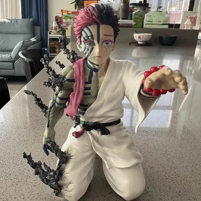 Akaza Hakuji Upper Moon 3 Demon Slayer Anime Figure PVC 5.1 in [Boxed]