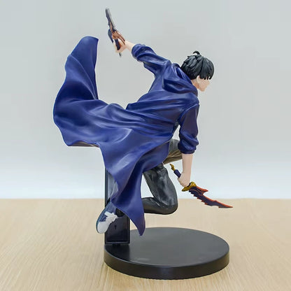 Sung Jin-woo Dual Wield Solo Leveling Collectible Anime Figure PVC 7" [Boxed]