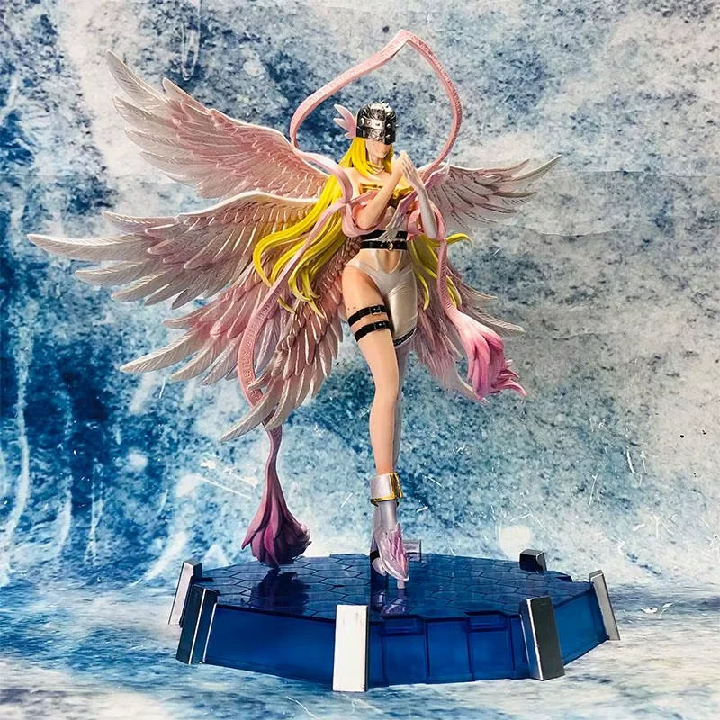 Angewomon Angel DIGIMON Anime Figure Model Statue PVC 10" [Boxed : Light-Up]