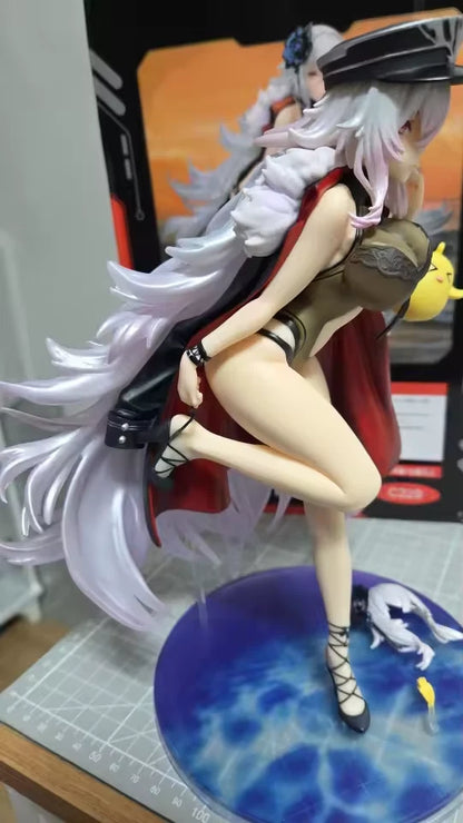 Graf Zeppelin Ironblood Azur Lane Cute Anime Figure Model Statue PVC 10" [Boxed]