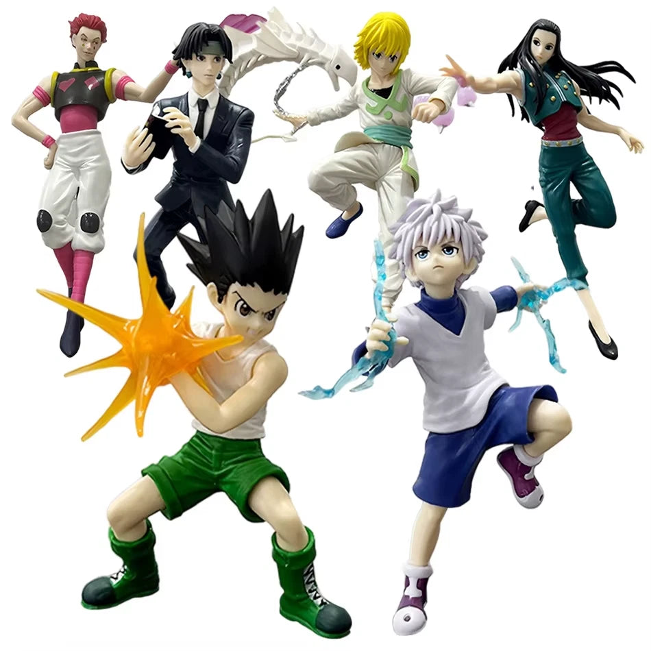 Hisoka, Chrollo, Gon, Killua, Illumi Hunter x Hunter Collectible Anime Figure Model PVC 6 - 9" [Boxed]
