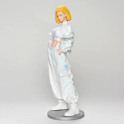 Android 18 Streetwear Style Dragon Ball Z Anime Cute Figure PVC 9" [Boxed]