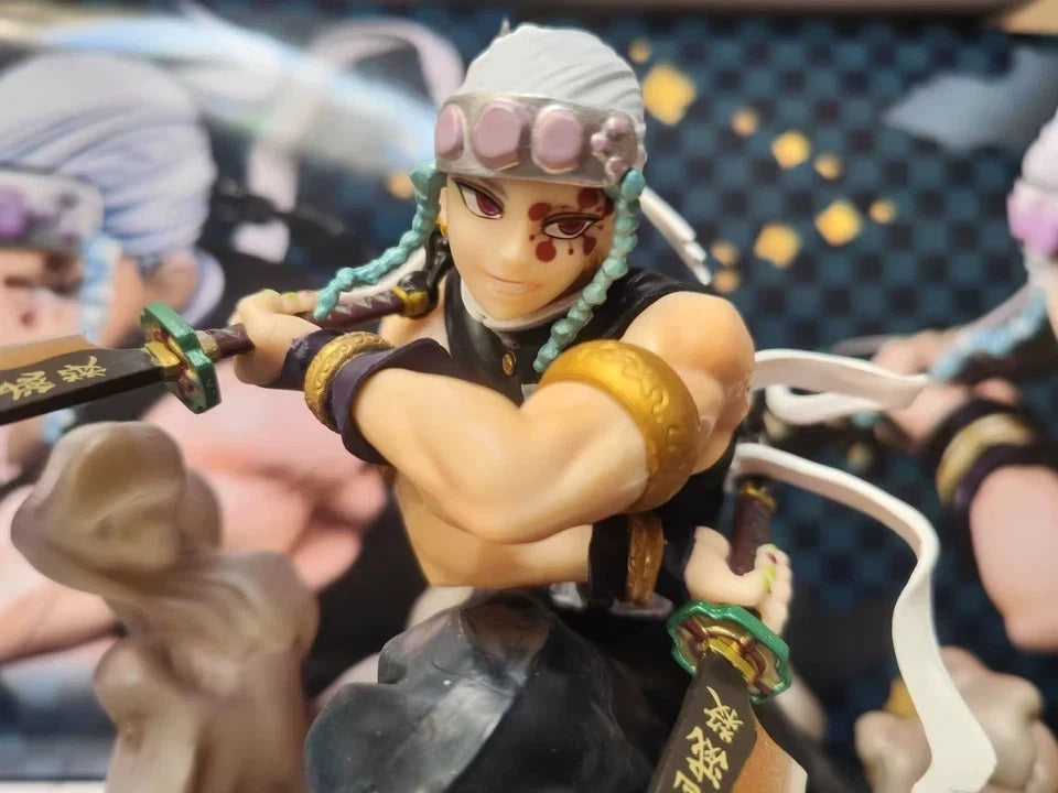 Tengen Uzui Sound Breathing Demon Slayer Collector-Grade Anime Figure PVC 6" [Boxed]