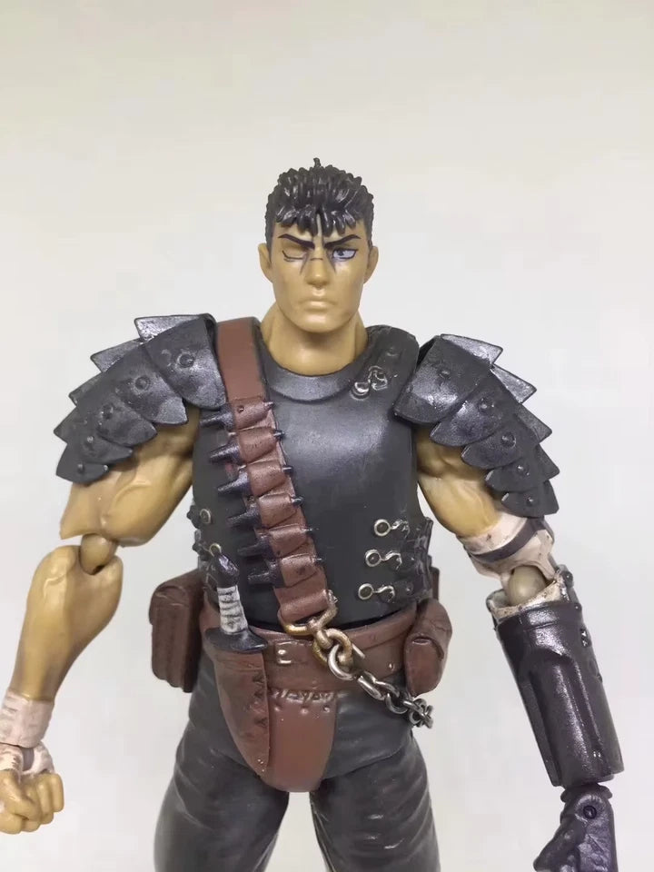 Guts Black Swordsman Berserk Anime Adjustable Action Figure PVC 6.6 in [Boxed]