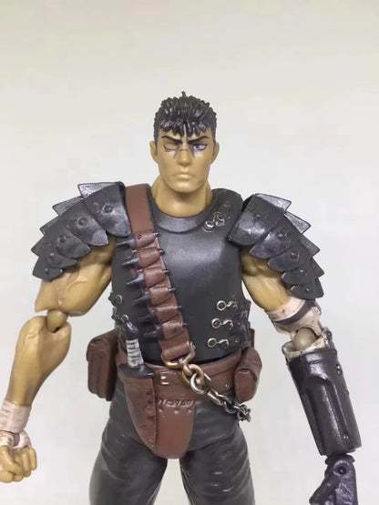 Guts Black Swordsman Berserk Anime Adjustable Action Figure PVC 6.6 in [Boxed]