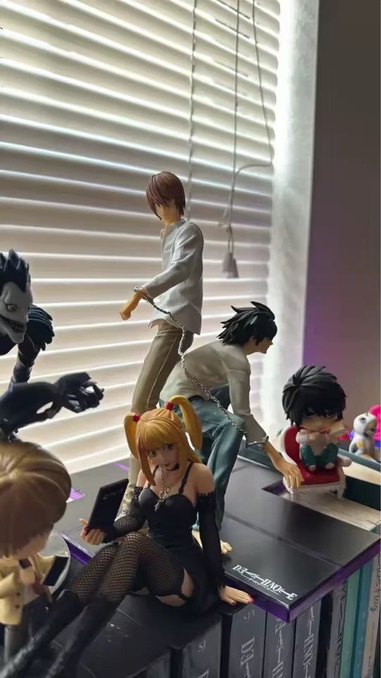 Light Yagami vs L Lawliet Death Note Collectible Anime Figure PVC 8.5" [Boxed]