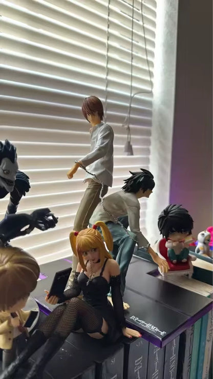 Light Yagami vs L Lawliet Death Note Collectible Anime Figure PVC 8.5" [Boxed]