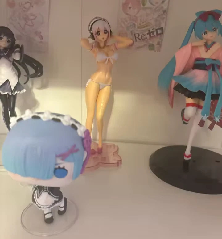 Super Sonico Swimsuit Nitroplus SoniAni Vocaloid Anime Figure Model Statue PVC 7" [No Box]