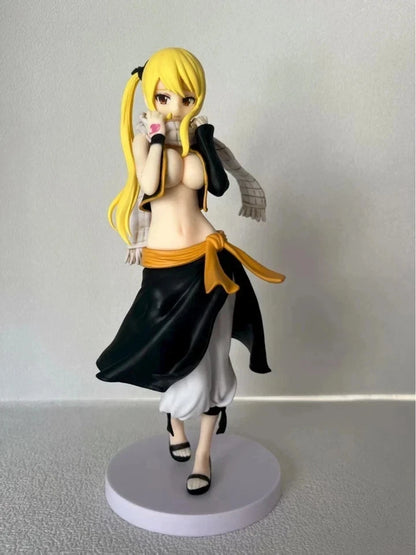 Lucy Heartfilia Natsu's Costume Fairy Tail Exclusive Anime Figure PVC 6.2" [Boxed] *Adult Collectible*