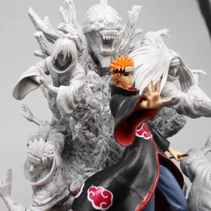 Pain Akatsuki Demonic Statue Naruto Collectible Fine-Detailed Anime Figure PVC 9" [Boxed]
