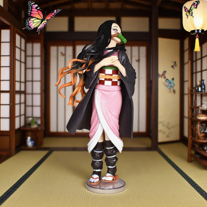 Nezuko Kamado Demon Slayer Anime Collectible Kawaii Figure PVC 6.5" [No Box]