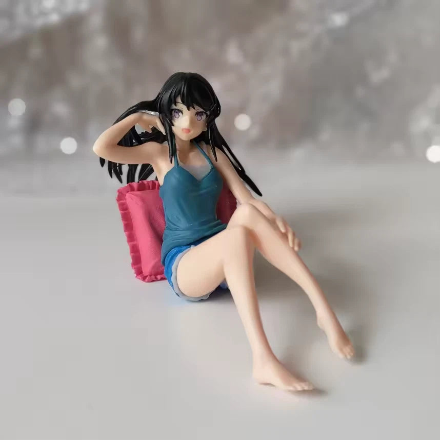 Mai Sakurajima Rascal Does Not Dream Anime Kawaii Figurine PVC 3.5" [Boxed]