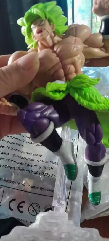 Broly the Legendary Super Saiyan Dragon Ball Z Anime Figure PVC 7.5'' [No Box]