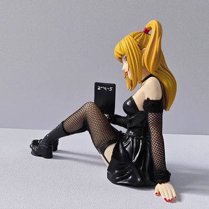 Misa Amane Sitting Death Note Anime Kawaii Desktop Figure PVC 6" [Boxed]