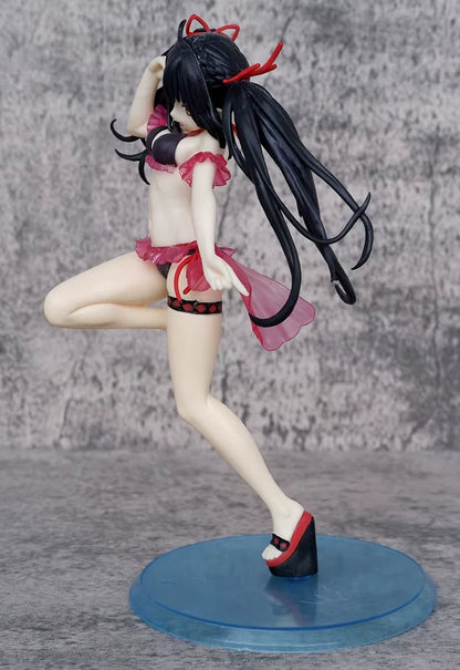 Kurumi Tokisaki Swimsuit Date A Live Anime Kawaii Waifu Figure PVC 7.8" [No Box]