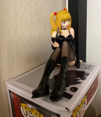 Misa Amane Sitting Death Note Anime Kawaii Desktop Figure PVC 6" [Boxed]