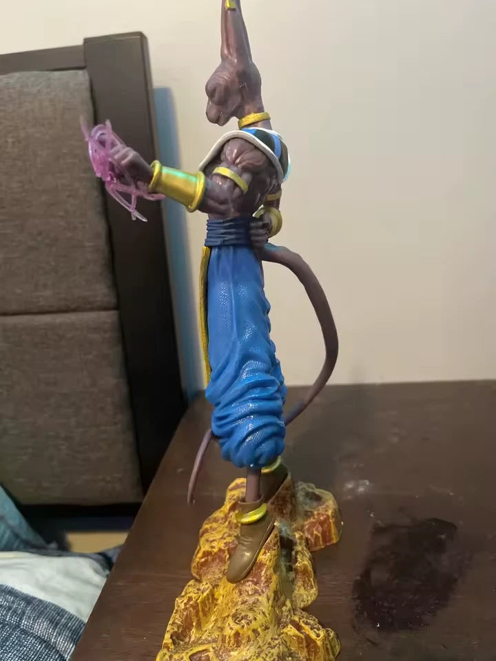 Beerus the Destroyer Dragon Ball Super Anime Figure Model Statue PVC 11" [No Box]