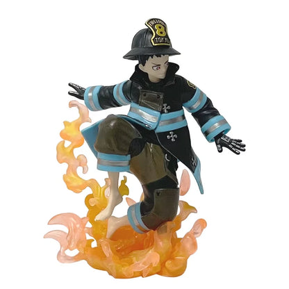 Shinra Kusakabe Fire Force Anime Collectible Action Figure PVC 5" [No Box]
