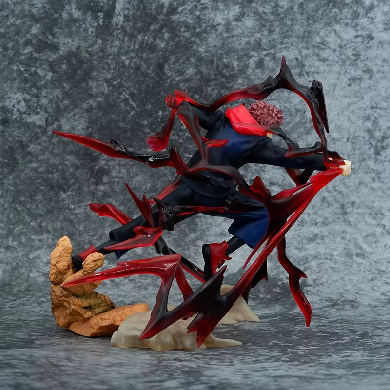 Yuji Itadori Piercing Blood Jujutsu Kaisen Signature Anime Figure PVC 6.8" [Boxed]