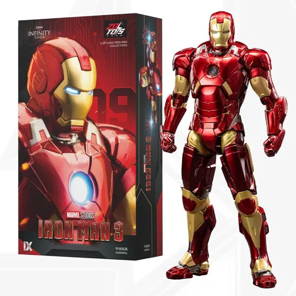Iron Man Mark 9 Marvel Adjustable Classic Action Figure Model PVC 6.5" [Boxed]