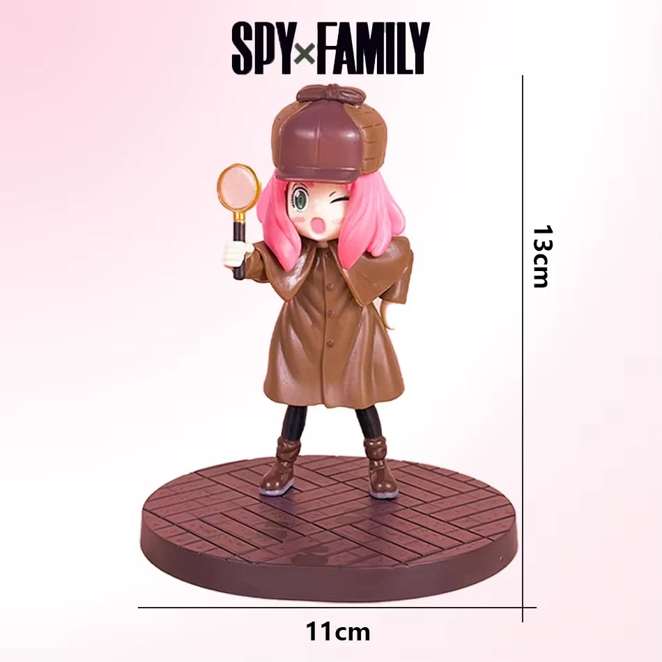 Anya Forger Winter Detective Spy × Family Anime Kawaii Figure PVC 5.2" [Boxed]