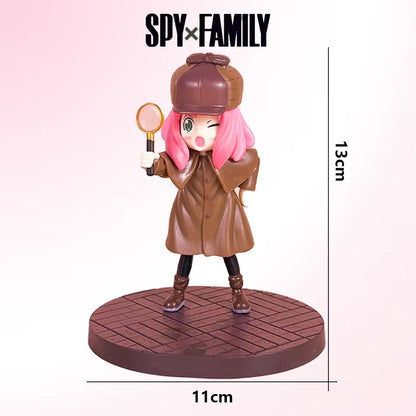 Anya Forger Winter Detective Spy × Family Anime Kawaii Figure PVC 5.2" [Boxed]