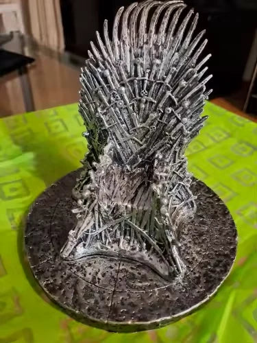 Iron Throne Game of Thrones Desktop Statue Sculpture PVC 6.2" [No Box]