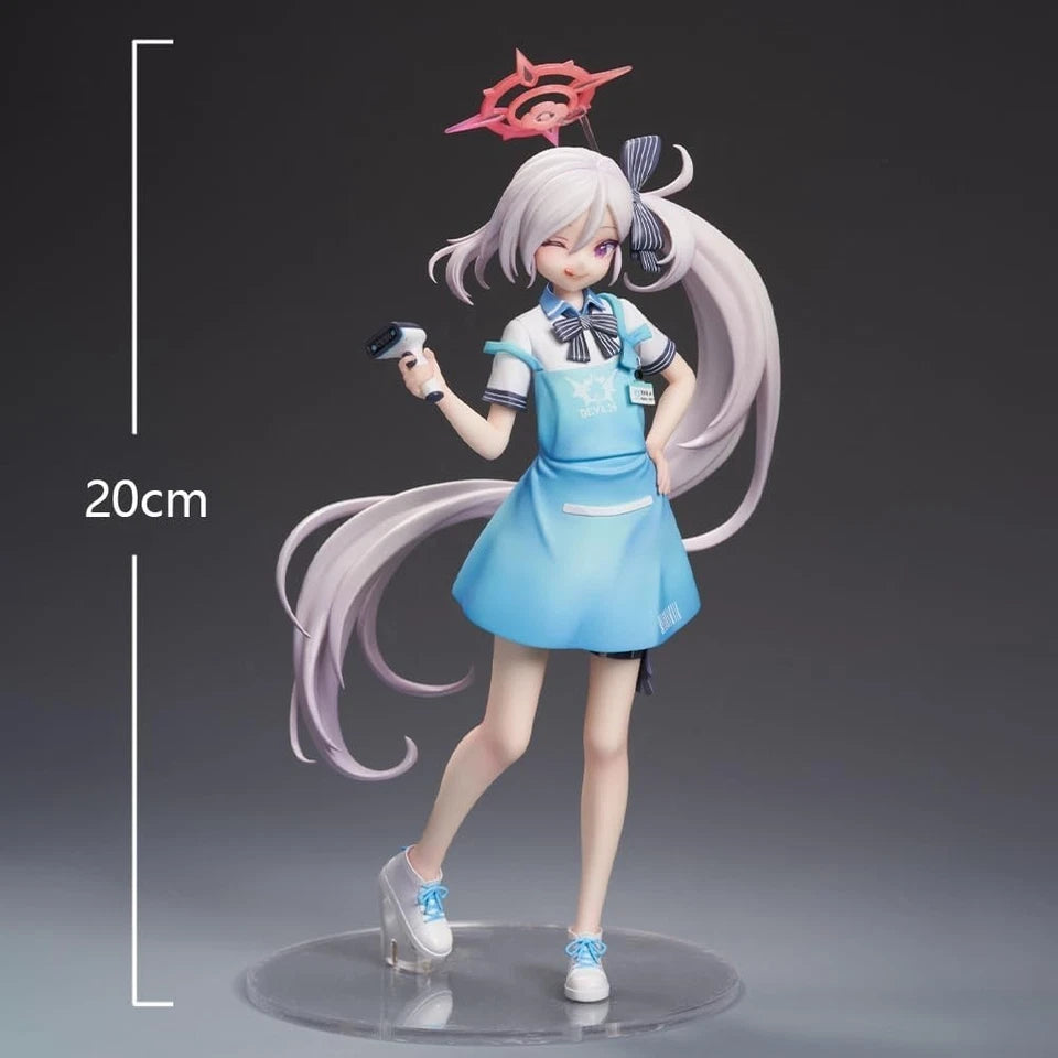 Asagi Mutsuki Store Clerk Blue Archive RPG Kawaii Cute Figure 8" [Boxed]