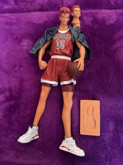 Sakuragi Hanamichi Slum Dunk Anime Collectible Action Figure PVC 10" [No Box]