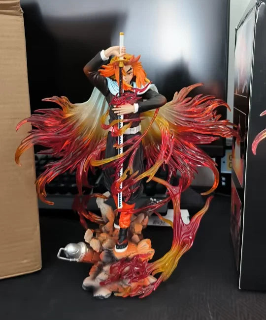 Kyojuro Flame Breathing Demon Slayer Collector-Grade Anime Figure PVC 11" [Boxed]