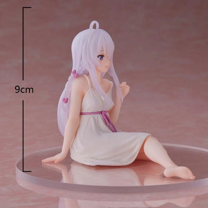 Elaina Pajamas Wandering Witch Anime Adorable Kawaii Desktop Figure 3.5" [No Box]