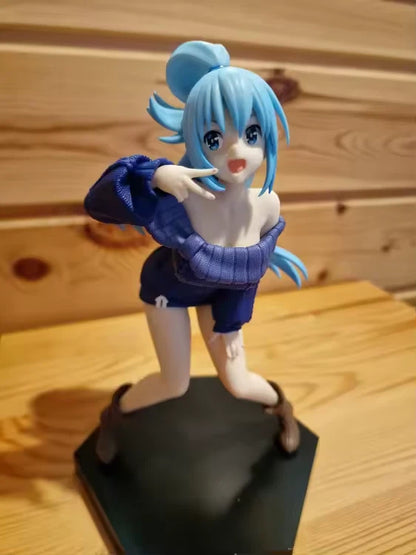 Aqua Camera Pose KonoSuba Fan-Favorite Kawaii Anime Figure PVC 8" [Boxed : Original]