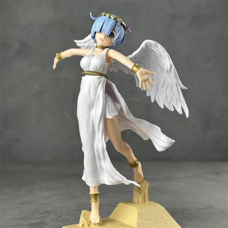 Rem Ghost Angel Re: Zero Anime Collectible Kawaii Figure PVC 7" [No Box]