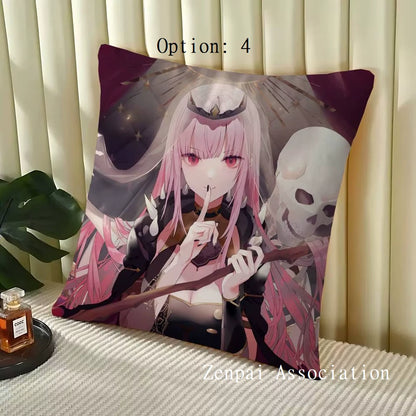 Mori Calliope Vocaloid Hololive Soft Pillow Cushion Cover 2 x 2 ft