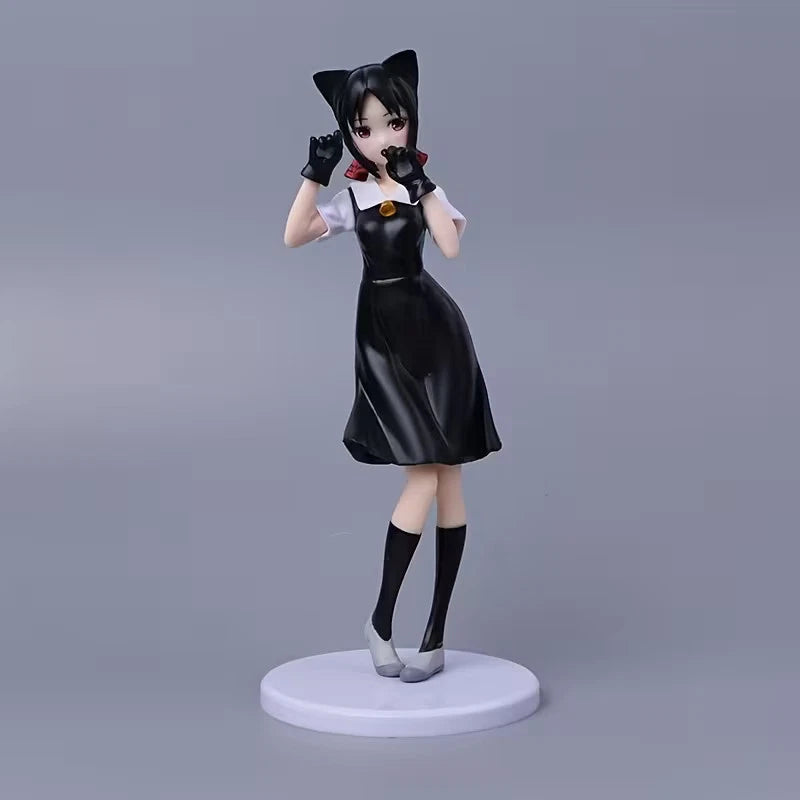 Kaguya Shinomiya & Chika Fujiwara Neko Love is War Anime Figure PVC 8.5" [No Box]