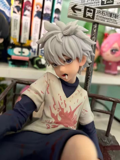 Killua Zoldyck Heart Grab Hunter × Hunter Anime Figure Model PVC 13" [Boxed]