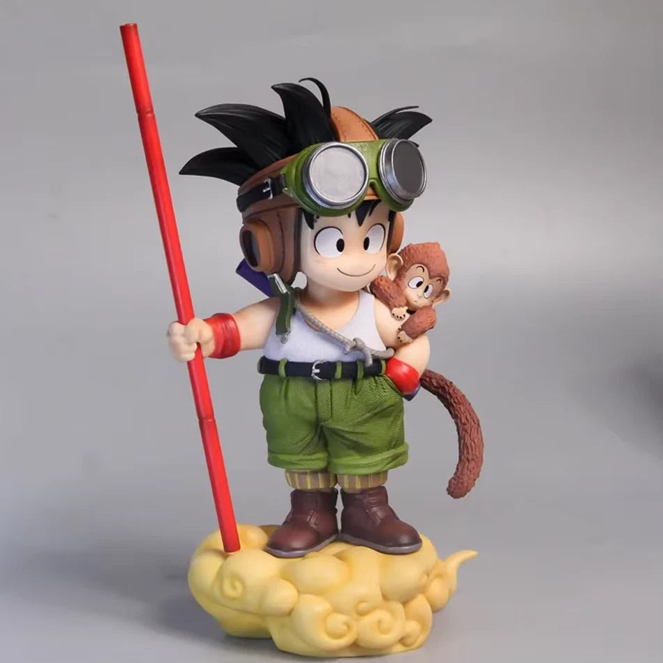 Young Goku & Monkey Dragon Ball Z Anime Collectible Figure PVC 5.5" [Boxed]
