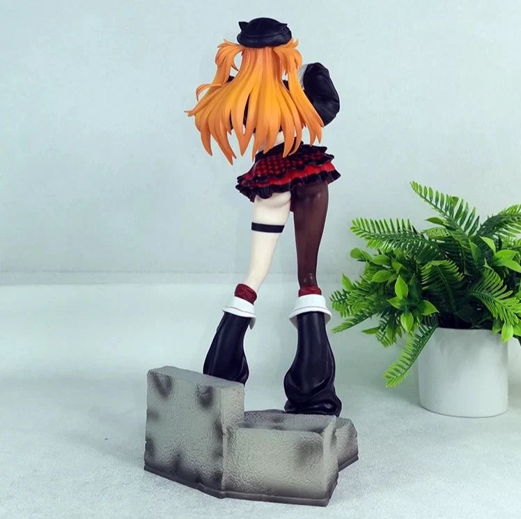Asuka Sohryu Street Punk Neon Genesis Evangelion Anime Figure PVC 11" [Boxed]