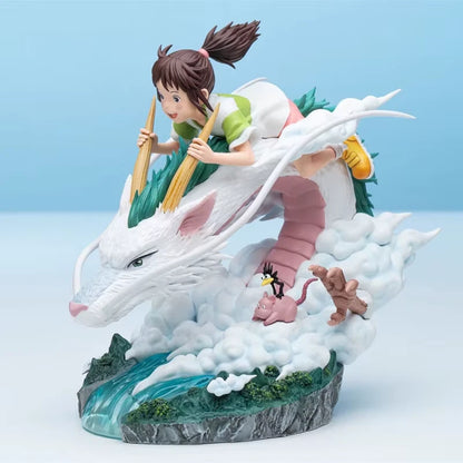 Ogino Chihiro & Nigihayami Spirited Away Anime Figure PVC 5.9" [Boxed]