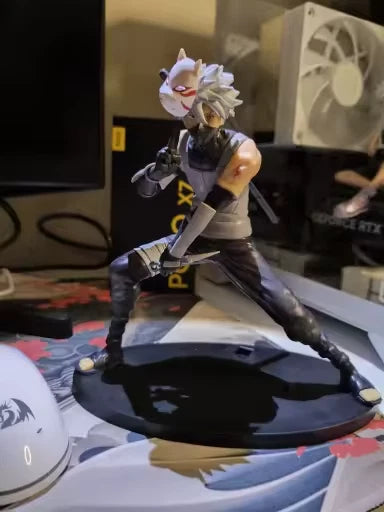 Kakashi Hatake ANBU Naruto Anime Collectible Action Figure PVC 6" [No Box]